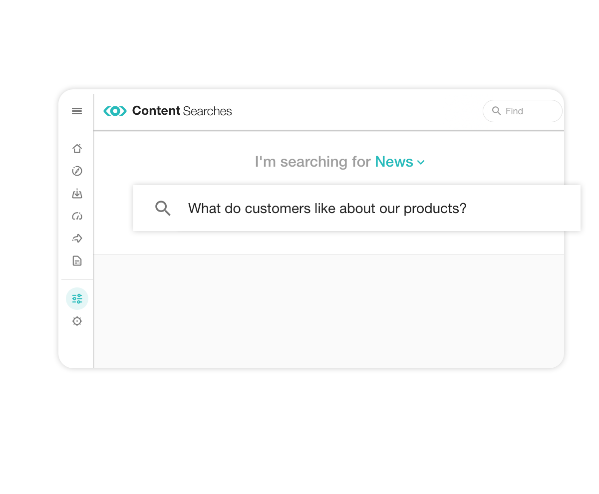 Image showing the Meltwater search tool. 